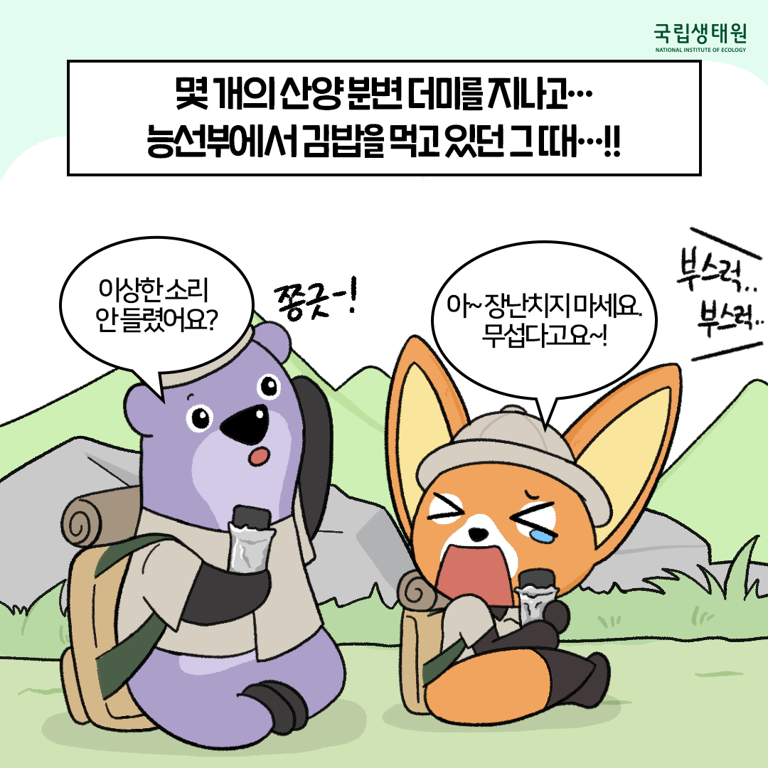 [생태원 사람들] 산양을 마주칠 일은 없었는데요.. 분명 없었는데요.._3