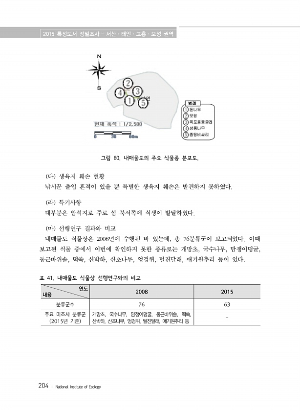 (2015) 특정도서 정밀조사 : 서산, 태안, 고흥, 보성권역