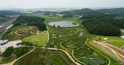 용화실못 전체 구조 모습 사진